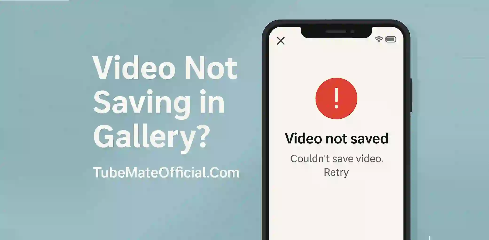 Video Not Saving in Gallery?